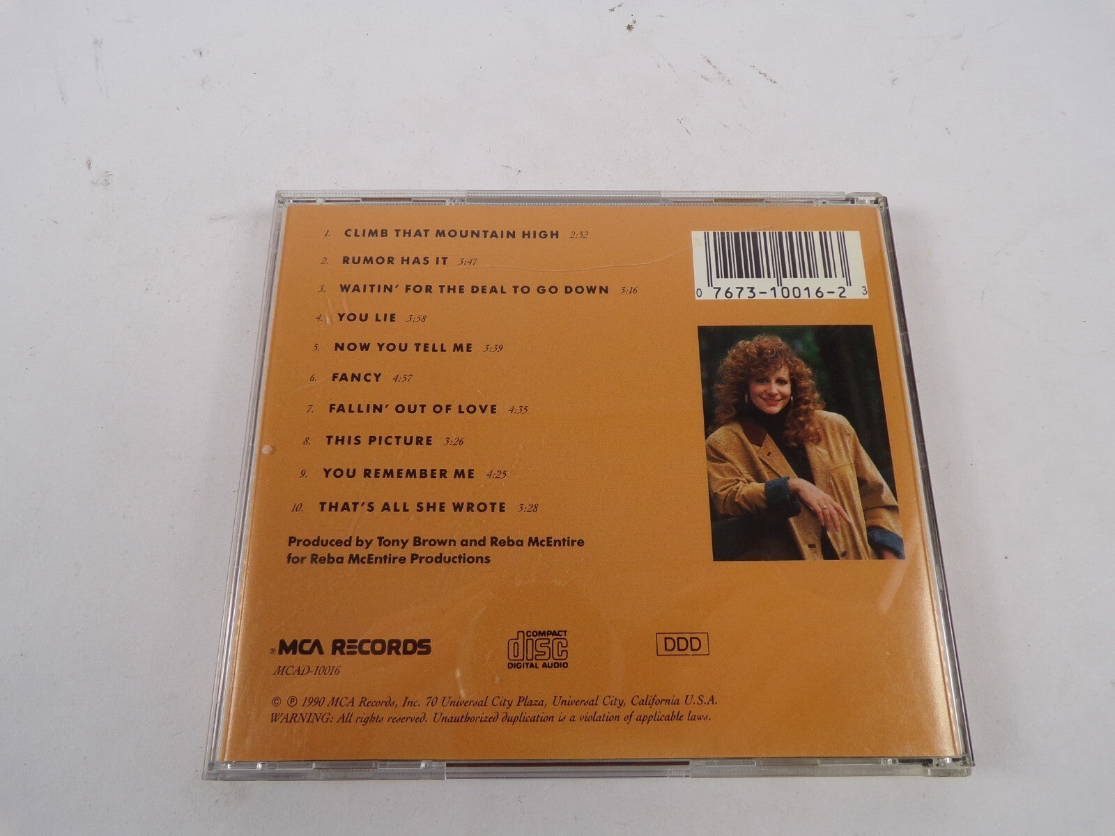Reba Rumor Has It Climb That Mountain High Rumor Has It Now You Tell Me CD#16