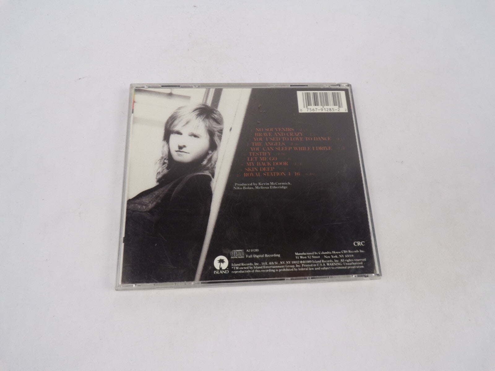 Melissa Etheridge Brave And Crazy No Souvenirs Brave And Crazy You Used CD#71