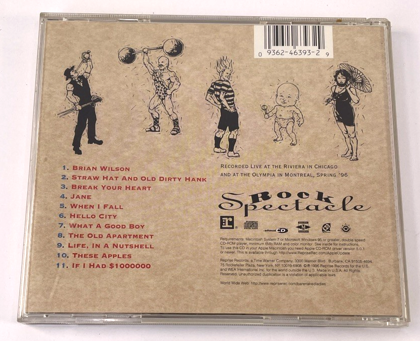 Barenaked Ladies Rock Spectacle Live Digital Audio CD 1996 Reprise Records   #45