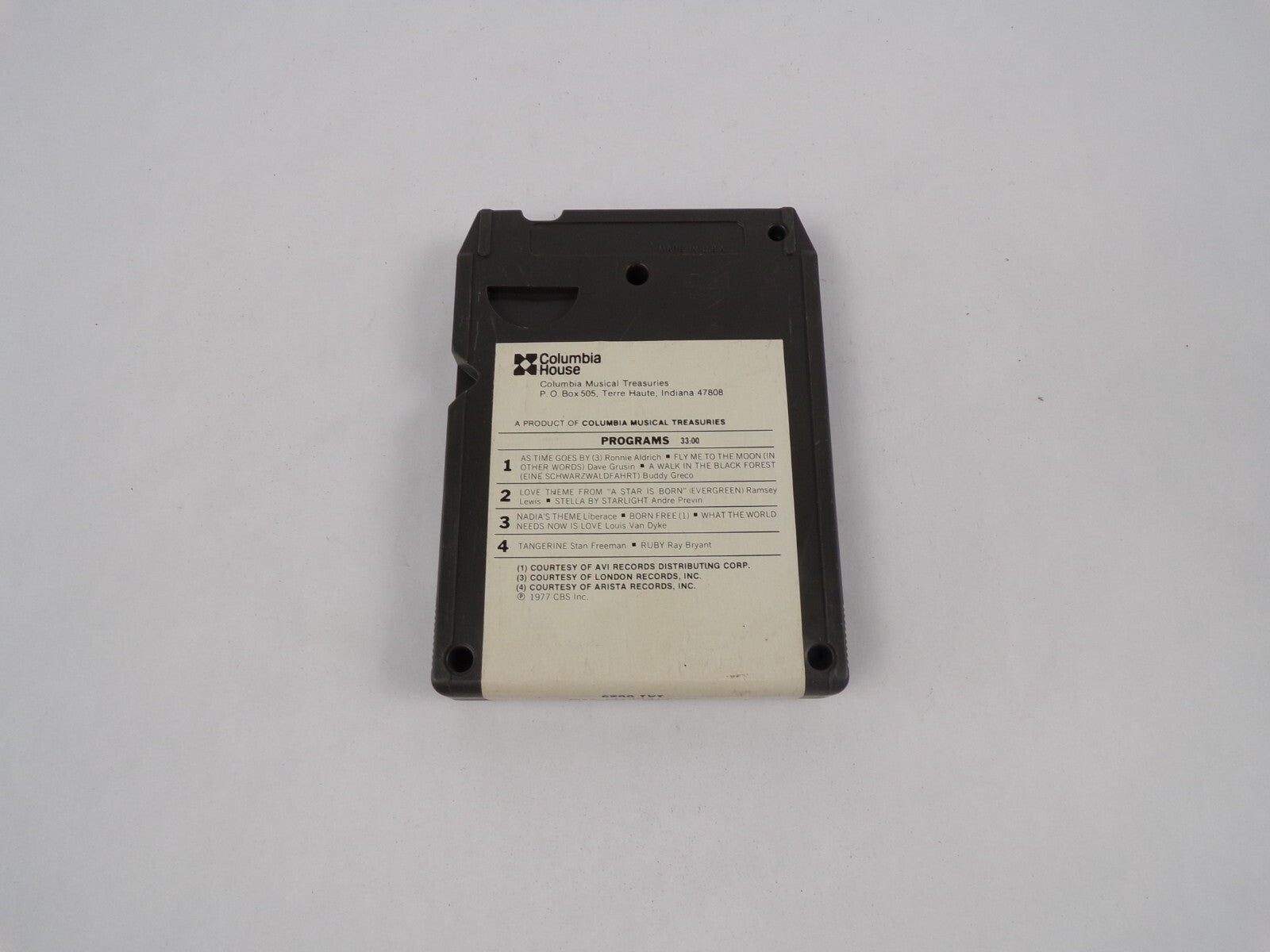 Play It Again Sam Vol.7 As Time Goes By Tangerine Stereo Tape Cartridge