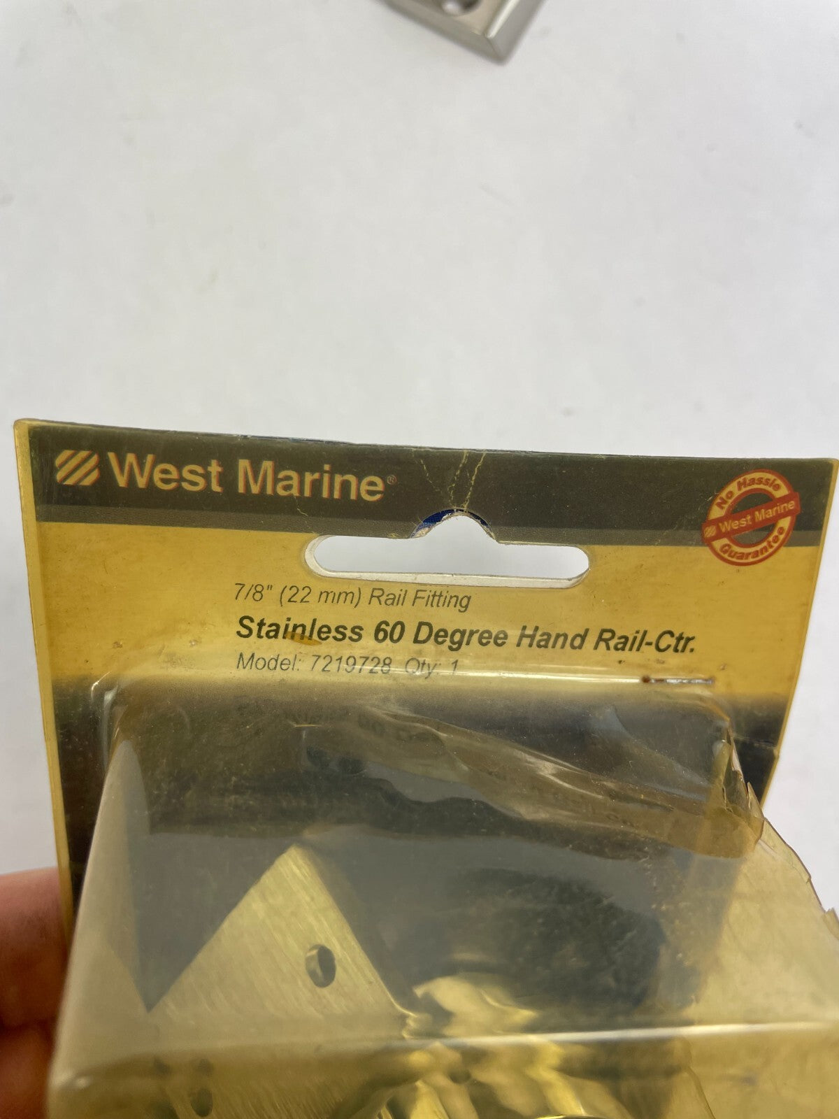 West Marine Stainless 60 Degree Hand Rail Ctr 7219728