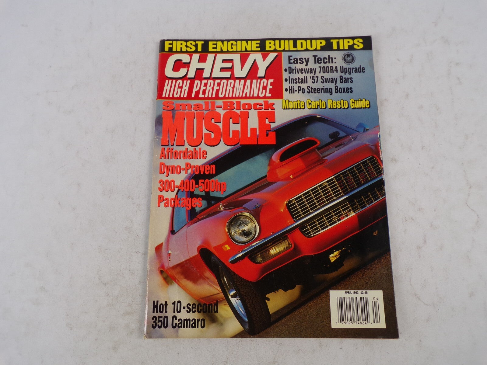 April 1993 Chevy High Performance First Engine Builup Tips Easy Tech: Small-Bloc