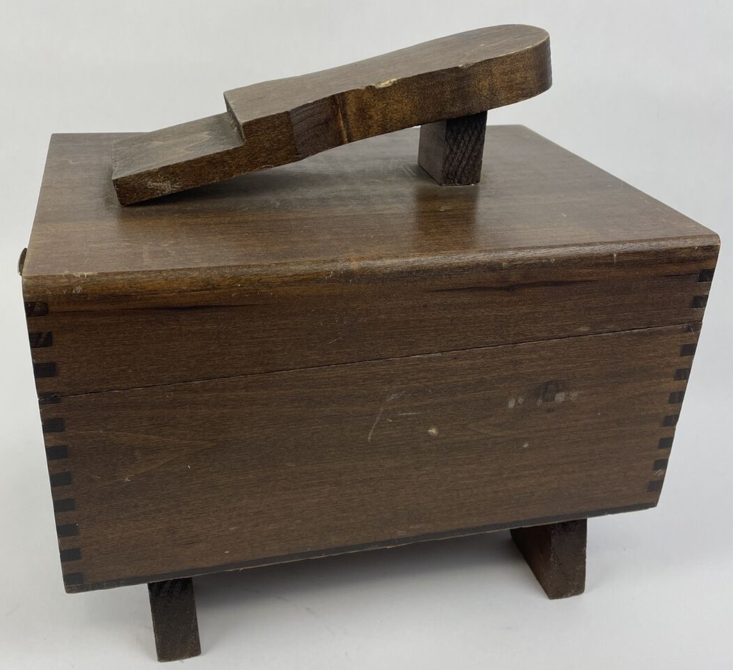 Vintage Kiwi Brand Hand Crafter Shoe Valet Wooden Box Kit w/ Supplies Bundle +++