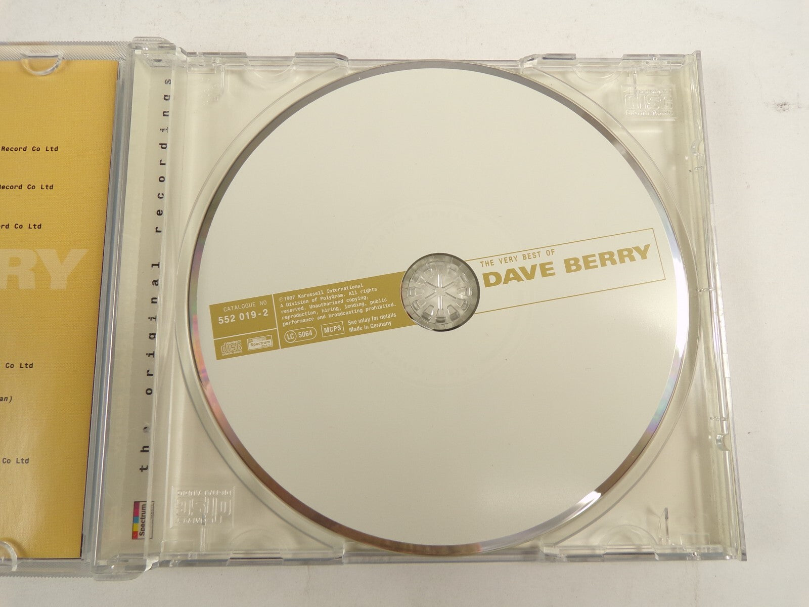 Dave Berry Memphis Tennessee My Baby Left me Baby its you Mama Stranger CD#48
