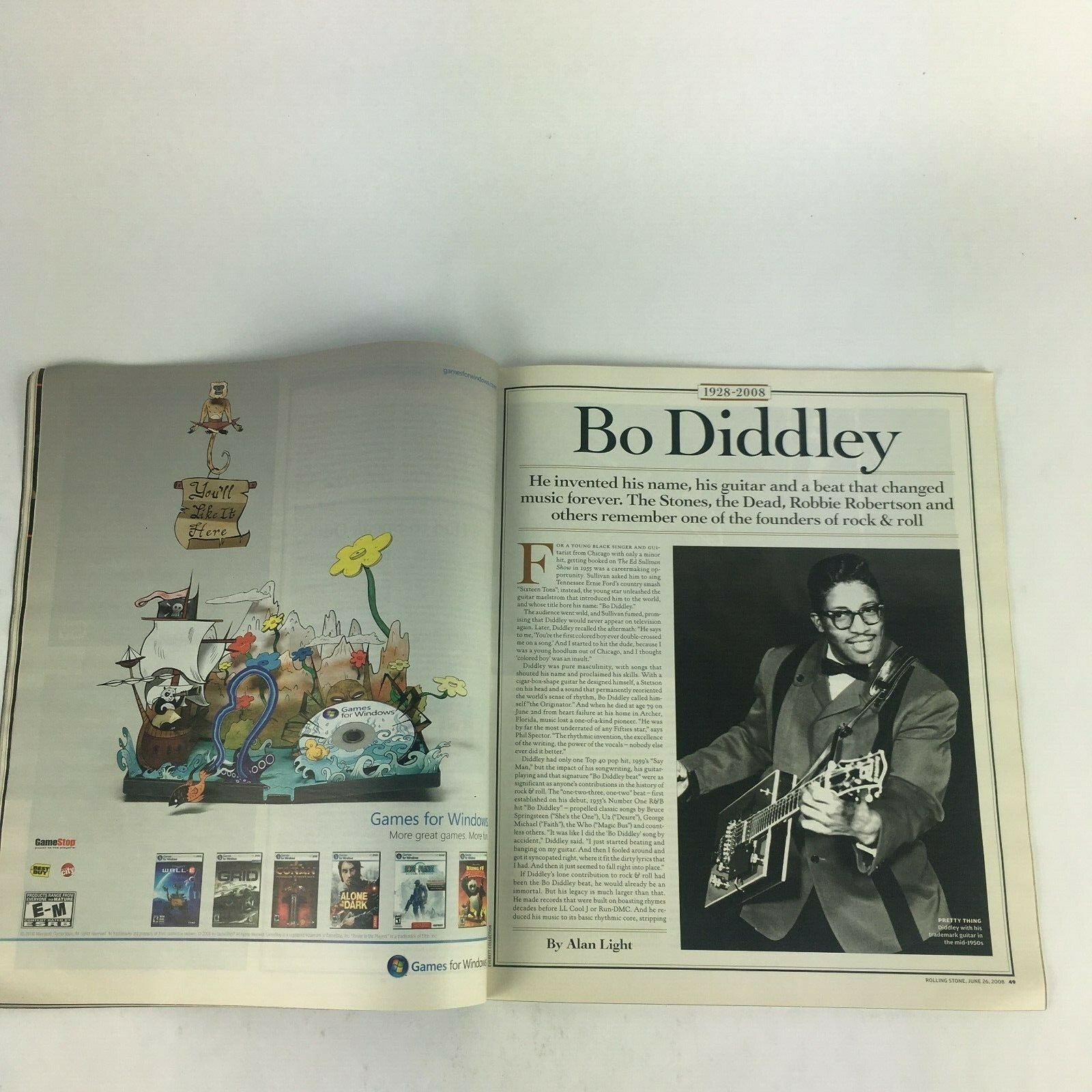 June2008 RollingStone Magazine Coldplay's Chris Martin Stealing Facebook Diddley