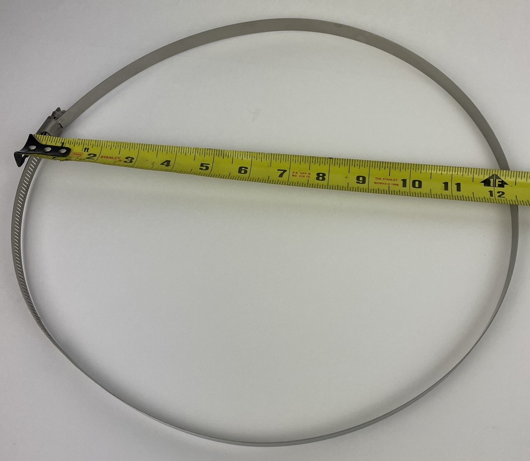 OEM IDEAL 63128 Tridon 184 254 / 305mm 12" Stainless Steel Hose Clamp Strap 1/2"