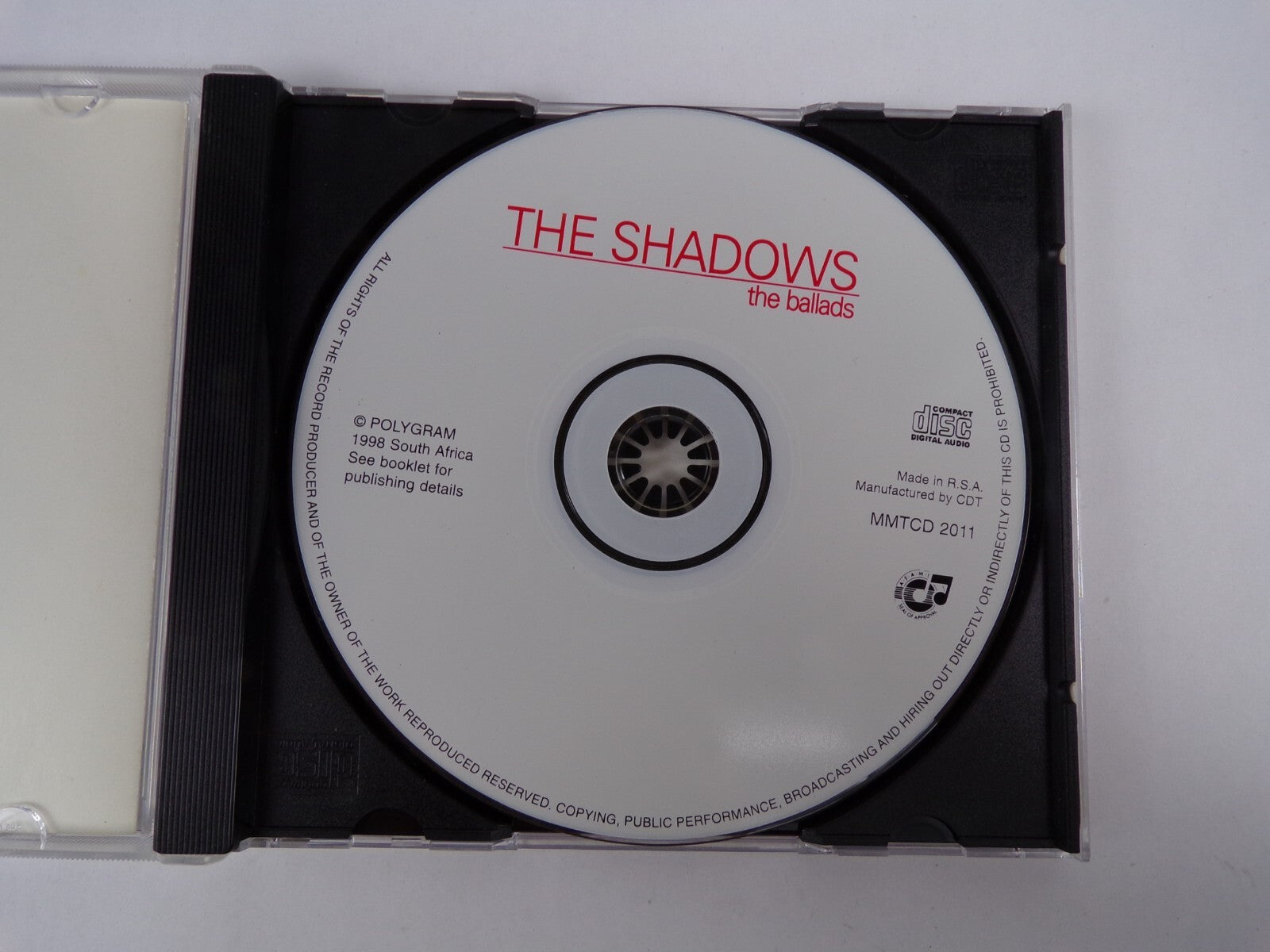 The Ballad Collection The Shadows CD#37