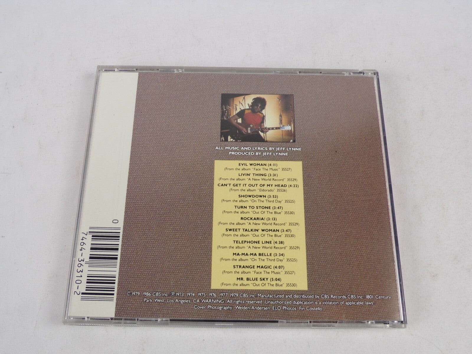 Electric Light Crhestra ELO's Greatest Hits Evil Woman Livin' Thing Can't CD#53
