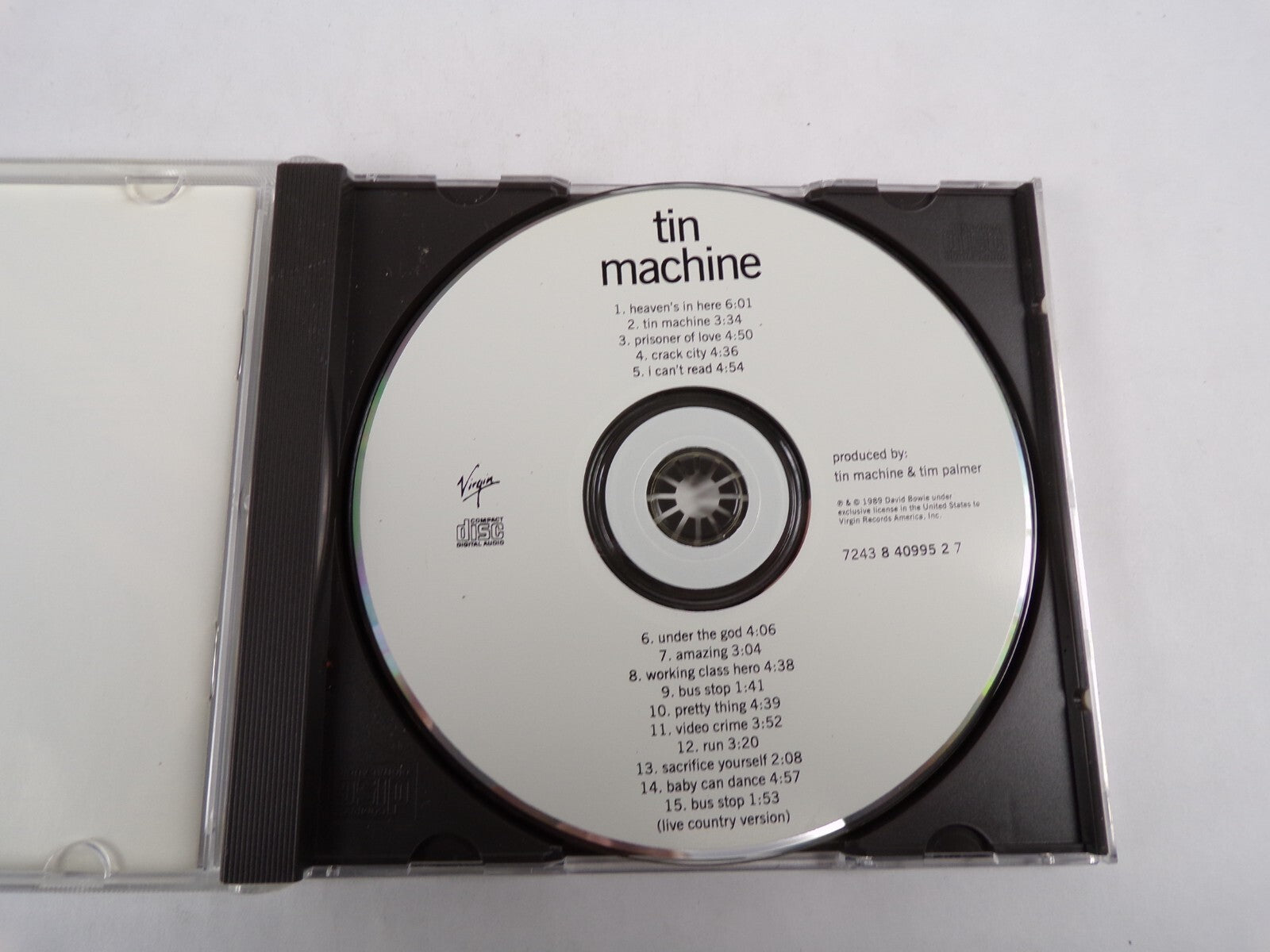 Tin Machine Heavens In Here Prisoner Of Love Crack City I Cant Read Under CD#55