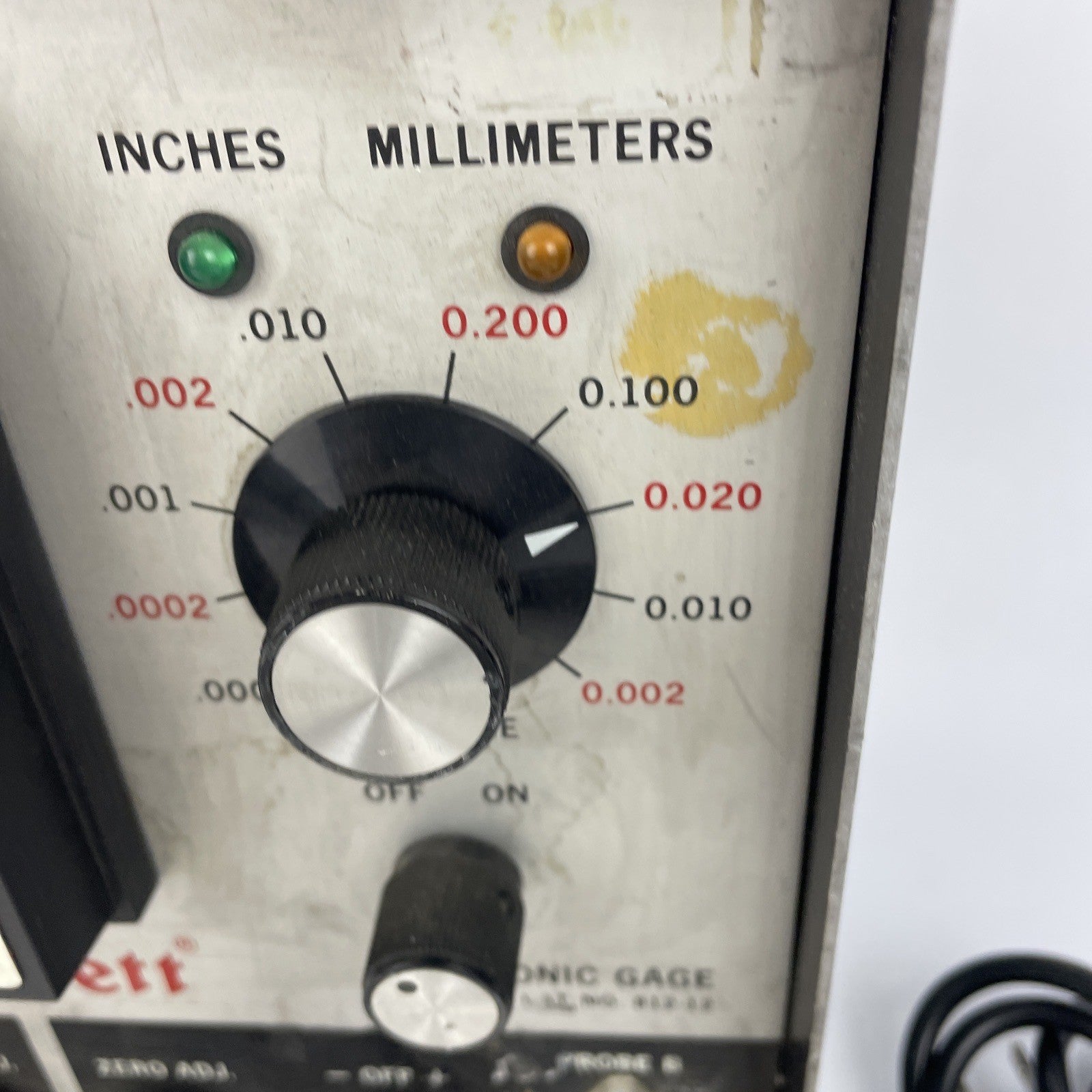 OEM Starrett Last Word No. 812-12 Electronic Gage w Certificate of Inspection