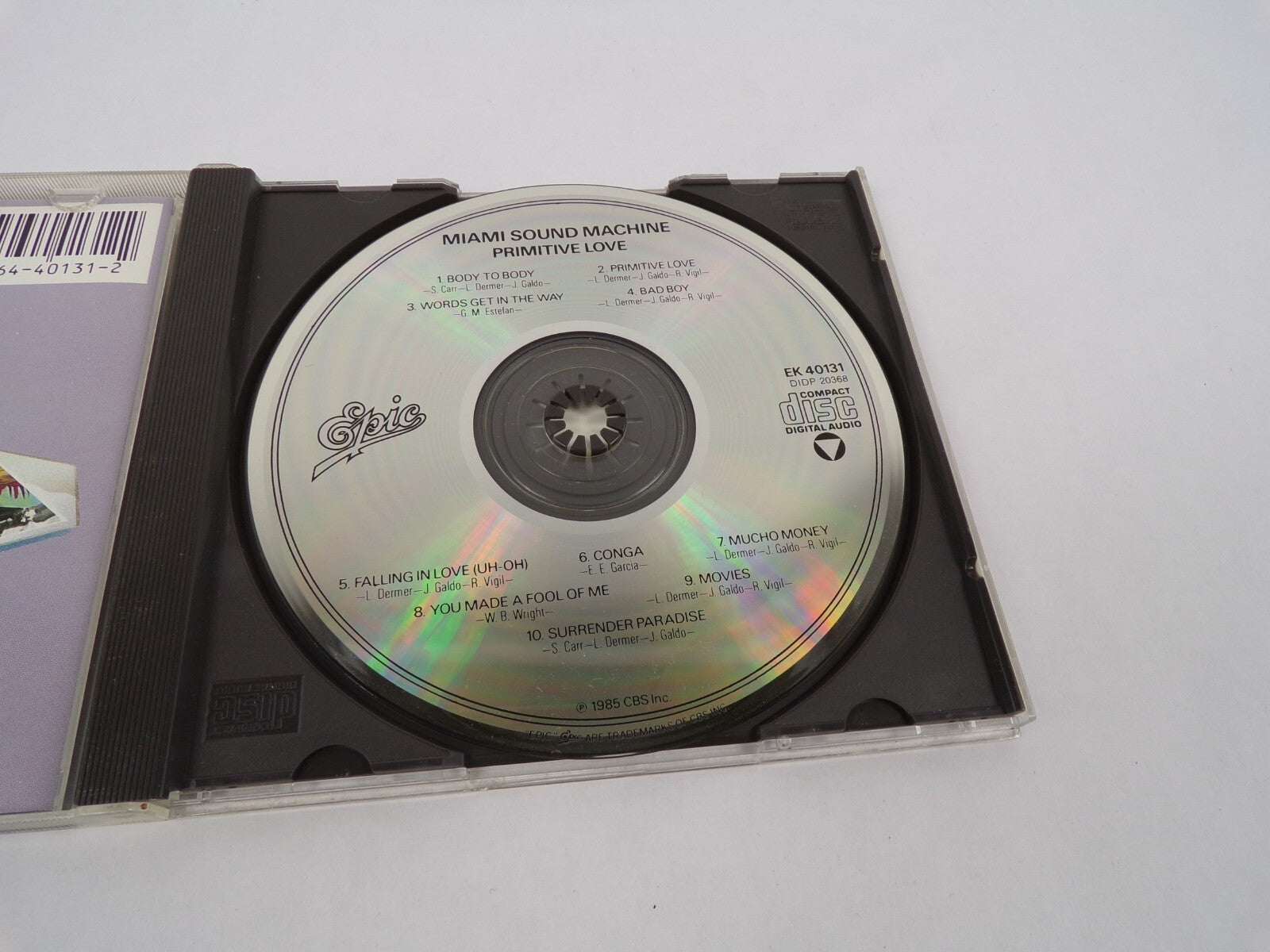 Miami Sound Machine Primitive Love Body To Body Primitive Love Words Get CD#63