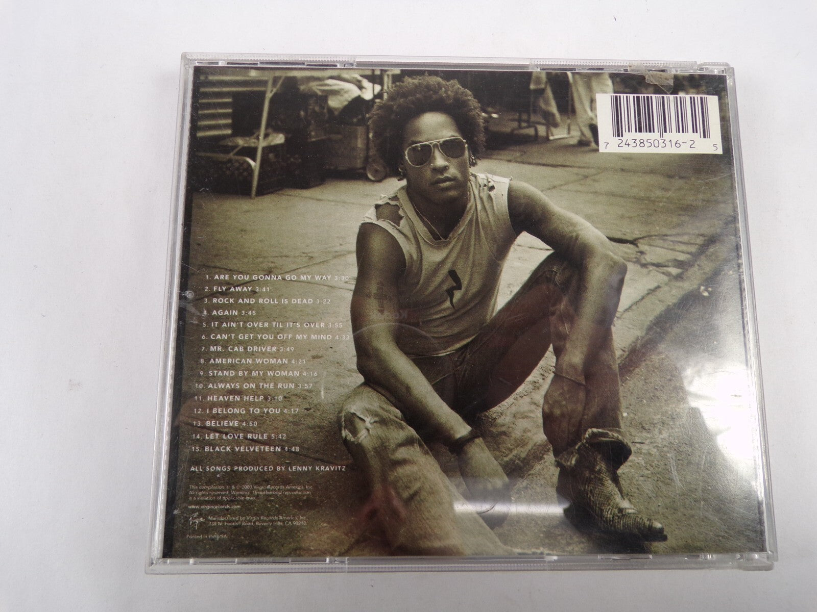 Lenny Kravitz Greatest Hits Are You Gonna Go My Way Fly Away Again CD#59
