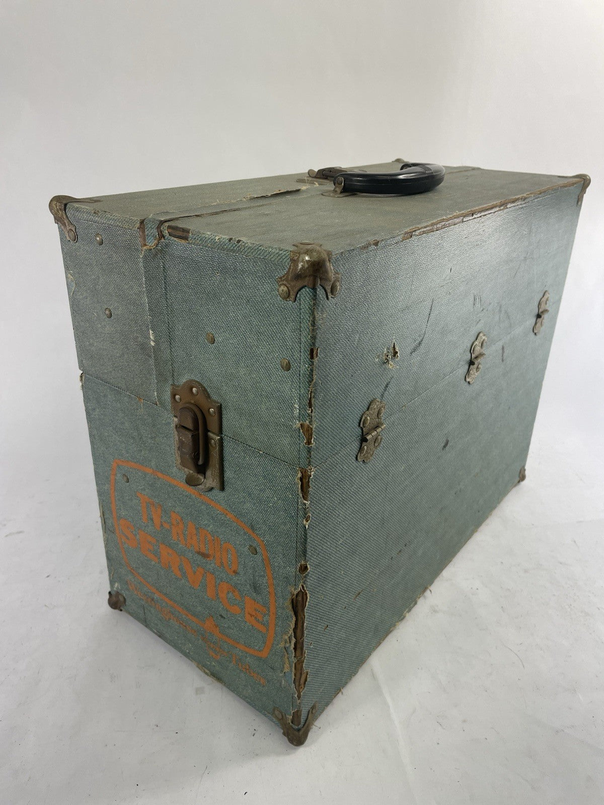 Vintage Westinghouse Tube TV Radio Service Repairman Toolbox Carrying Case