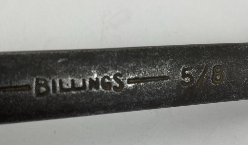 VINTAGE Billings 5/8" VITALLOY # 1 164 Combination Wrench Tool Made in the U.S.A