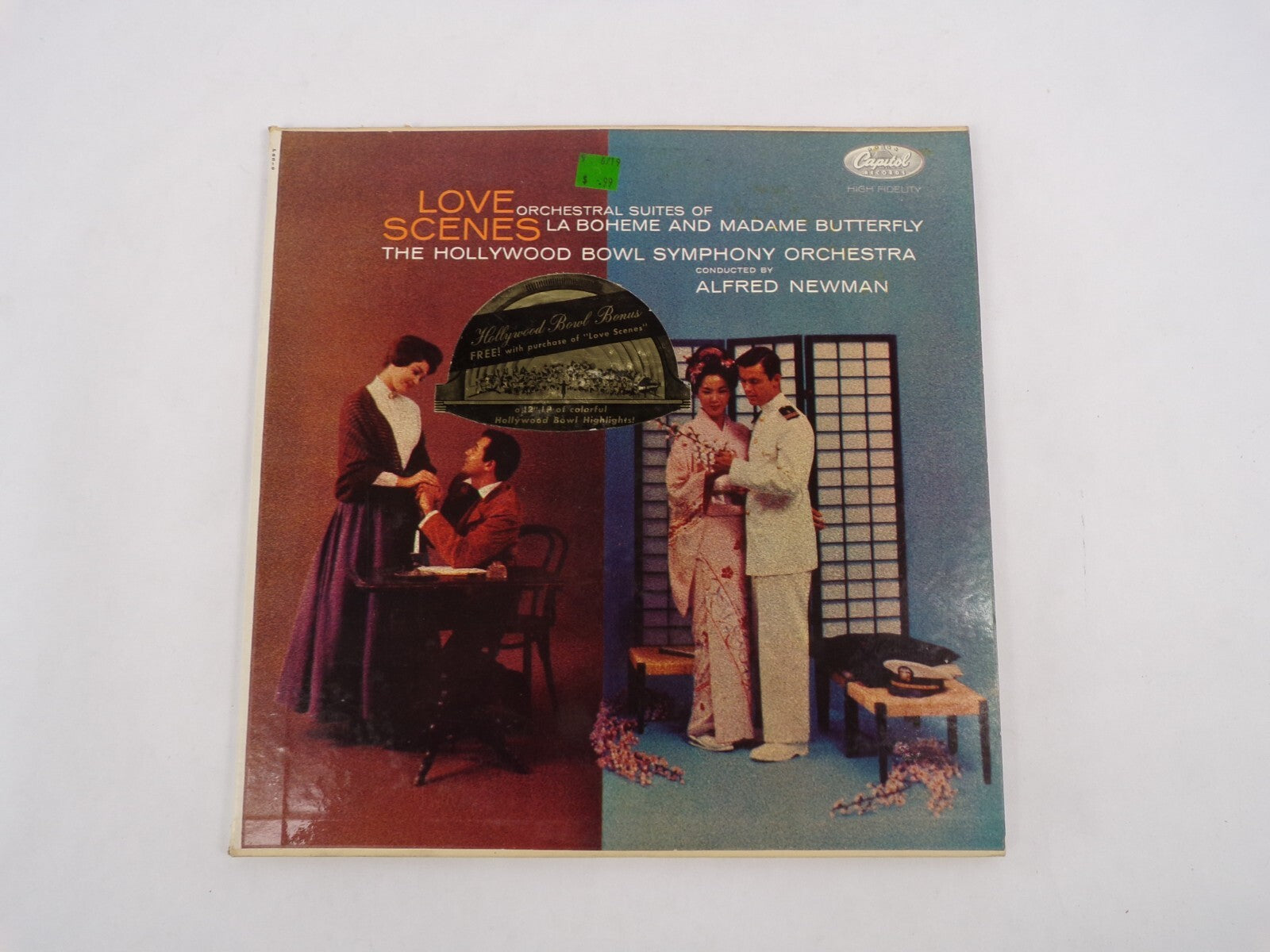 Love Scenes Orchestral Suites Of La Boheme And Madame Butterfly The Hollywood