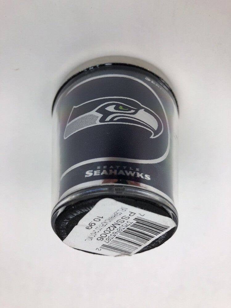 Officially licensed Seattle Seahawks acrylic and stainless steel shot glass.