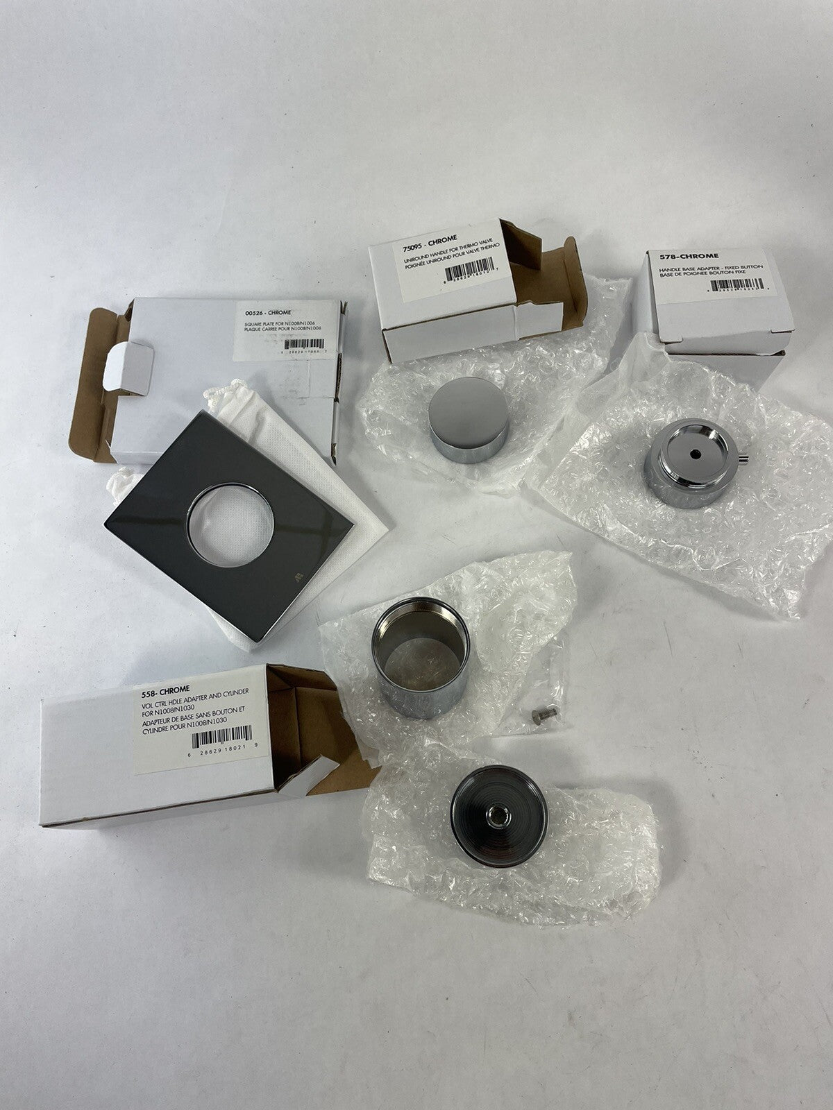 Aquabrass SR0895PC Trim Set Round Handle for 3/4" Shut-Off Valve N1008 N1030