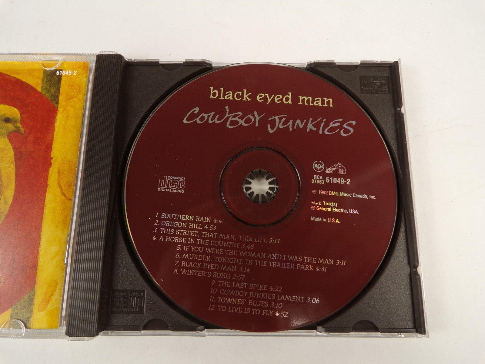 Cowboy Junkies Black Eyed Man Winter's Song To Live Is To Fly Oregon Hill CD#43