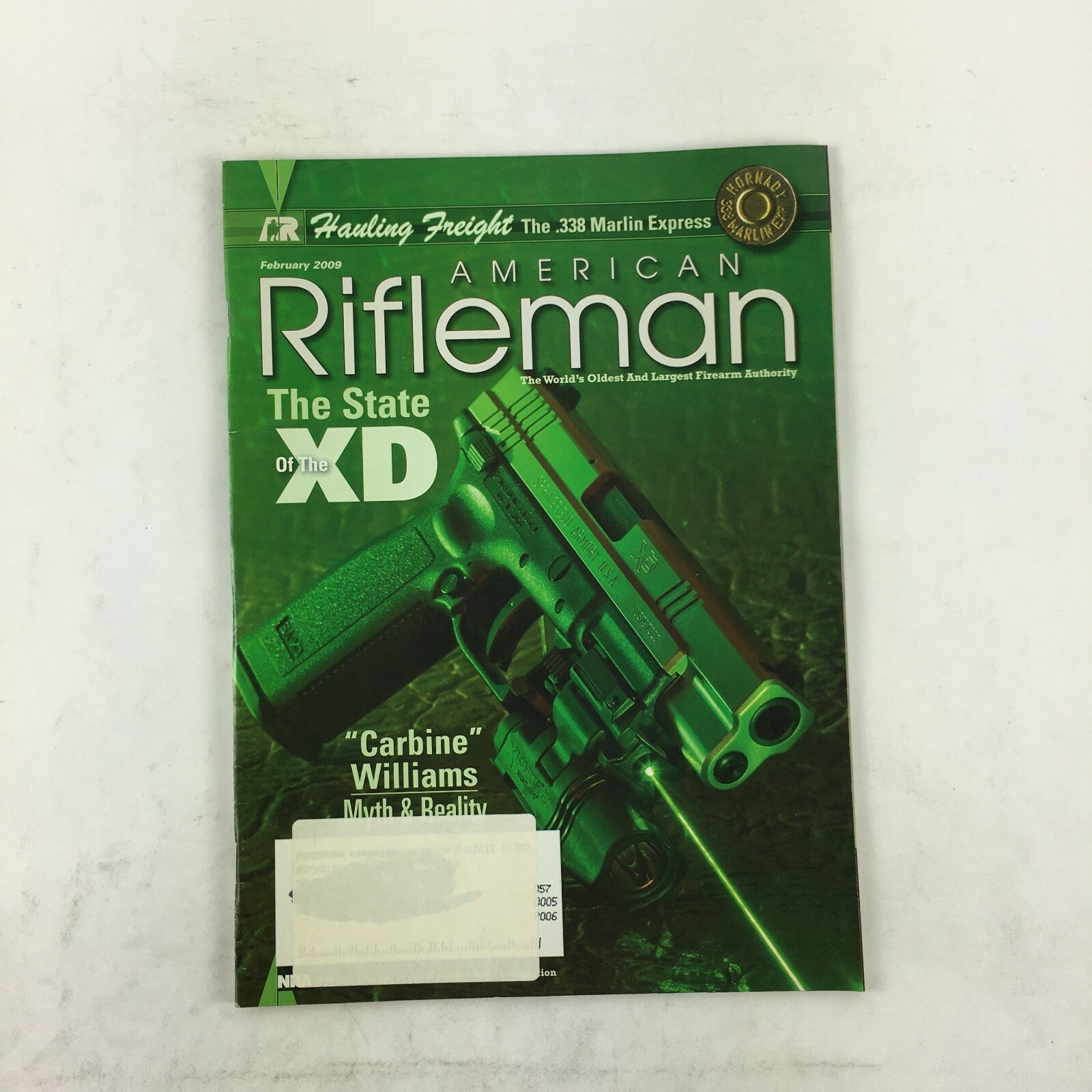 February 2009 American Rifleman Magazine The State of the XD Carbine Williams