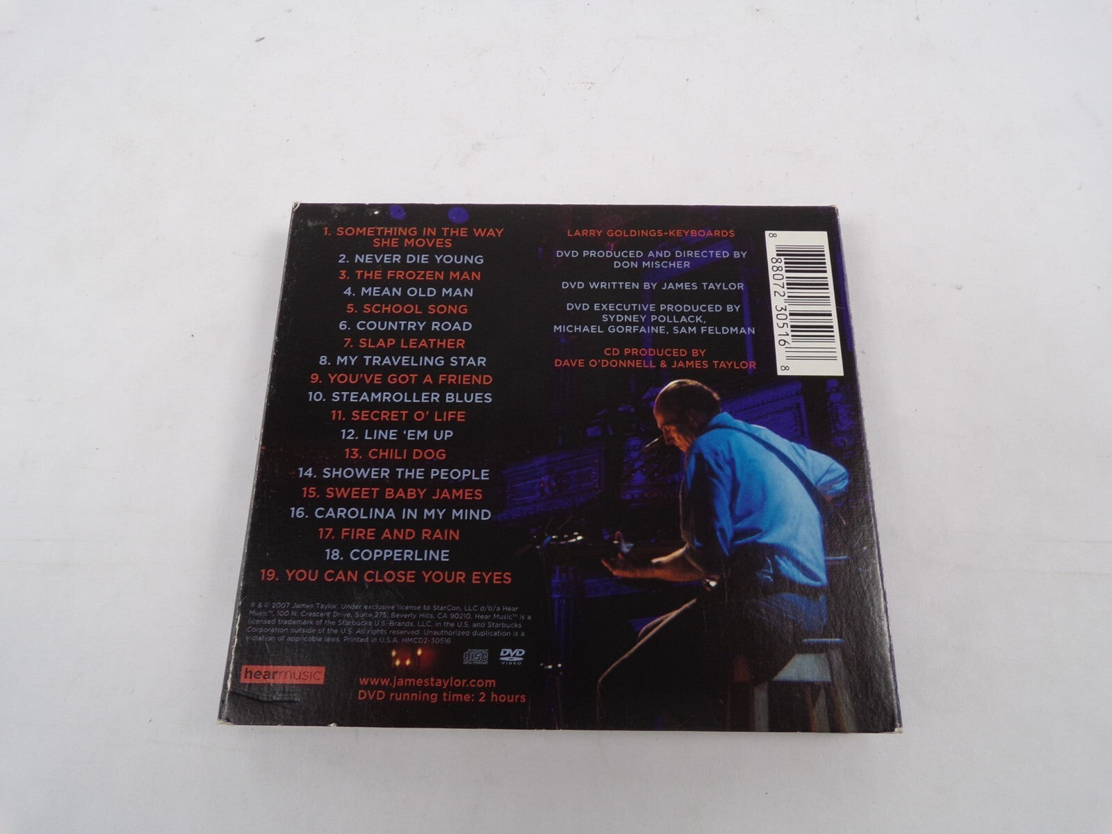 James Taylor One Man Band CD live performance Fire and Rain Never Die Young
