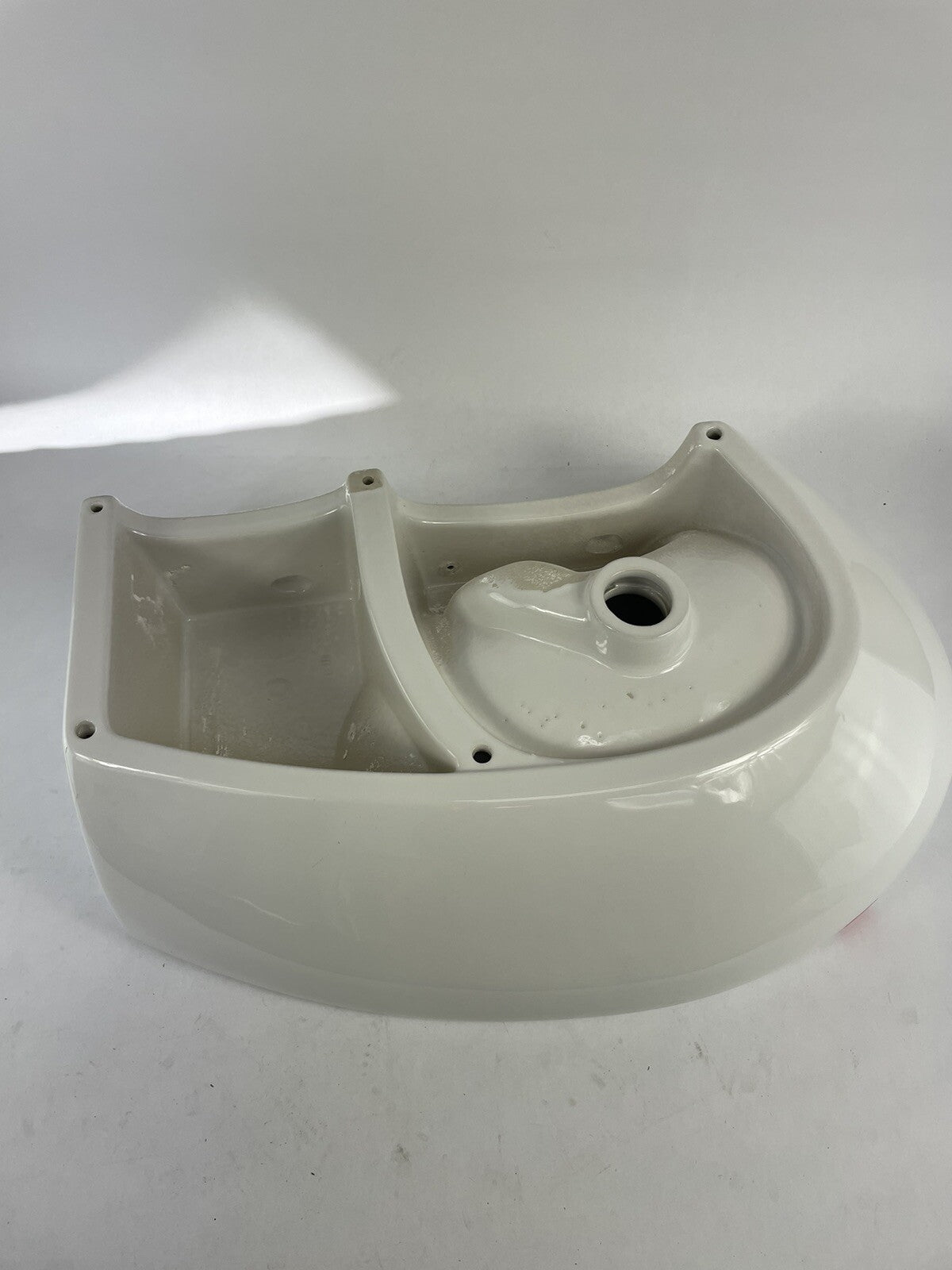 Roca DAMA SENSO-COMPACT Angular washbasin 27" x 17" White Porcelain vessel sink.