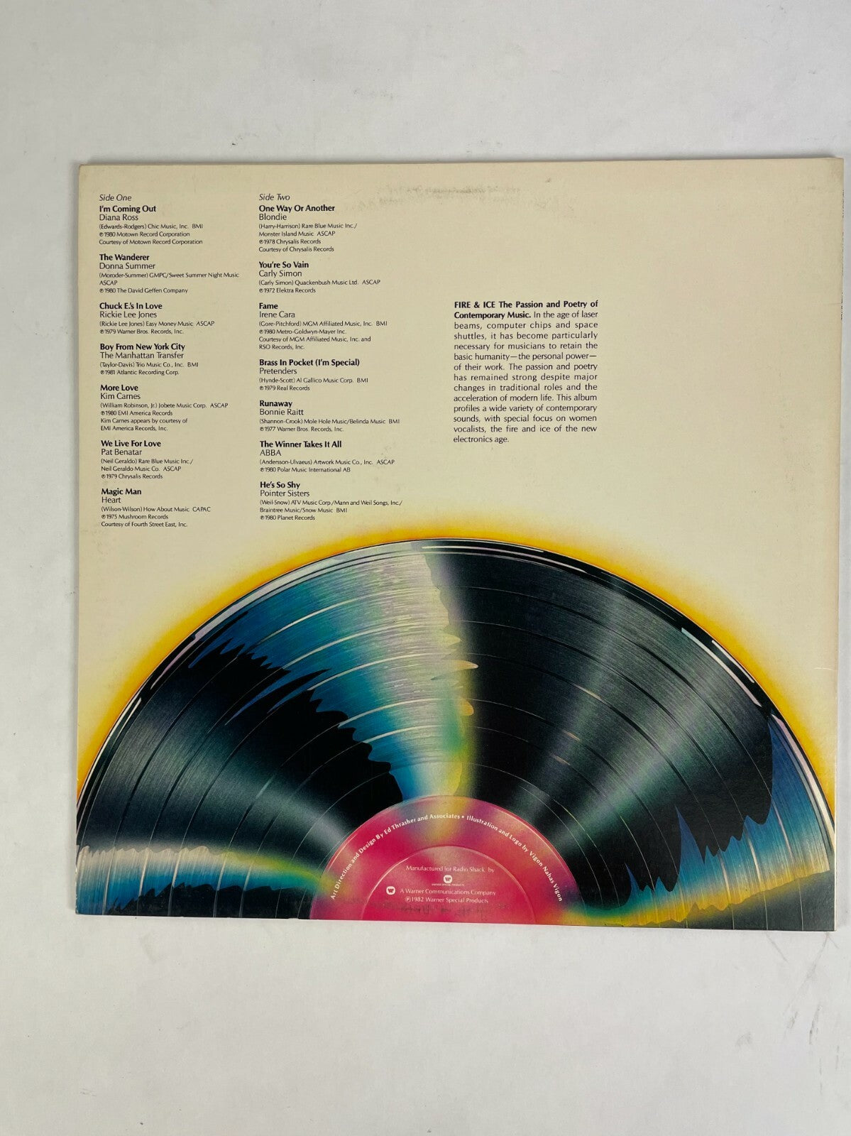 Fire & Ice Vinyl Record