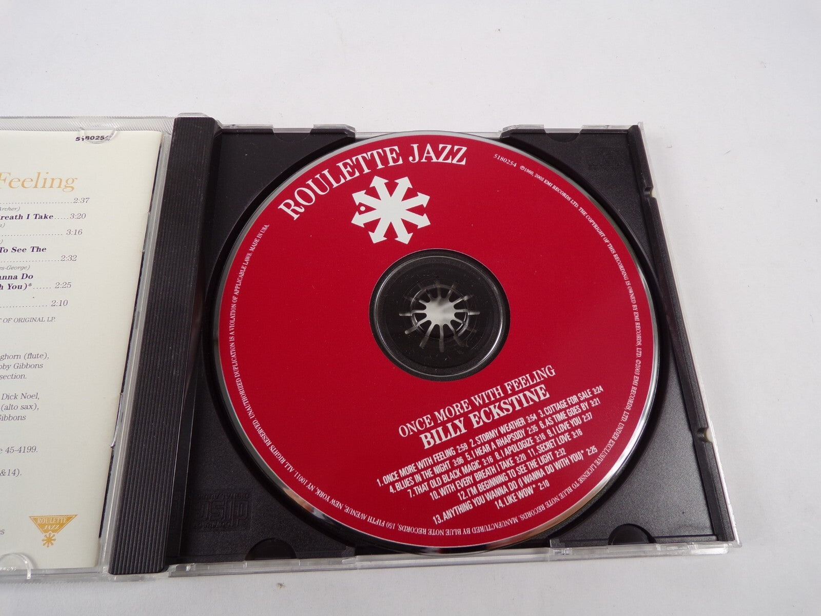 Billy Eckstine Once More With Feeling Once Blue In The Night I Apologize CD#35