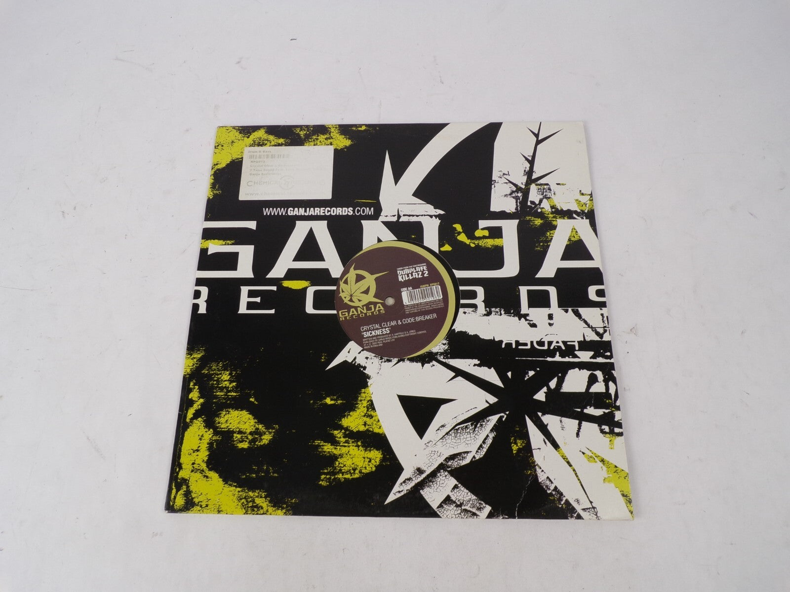 Dubplate Killaz 2 Crystal Clear & Code:Breaker 2 Tone Sound Vinyl Record