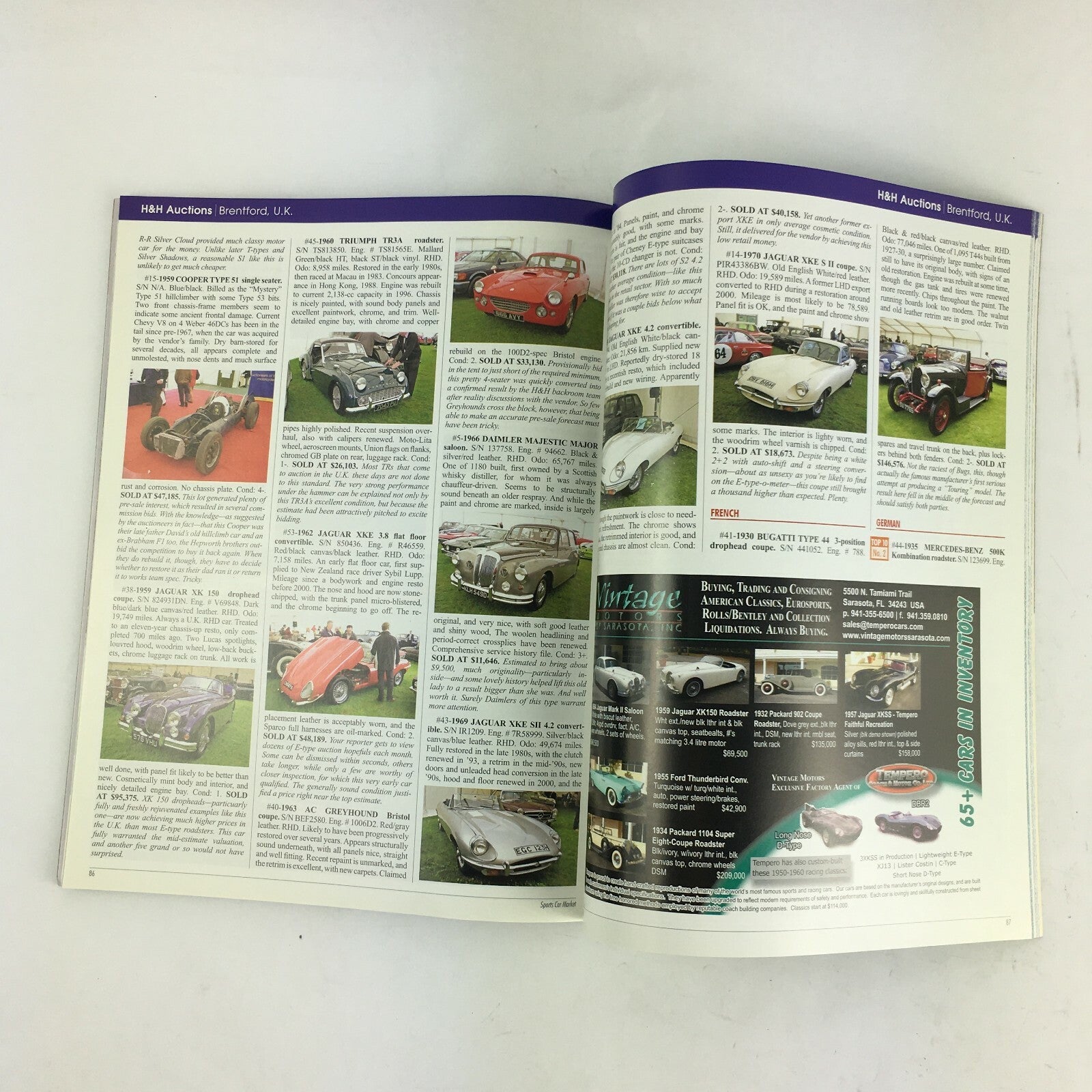 October 2006 Sports Car Market Magazine Holy Batmobile! Affordable Classic Enzo