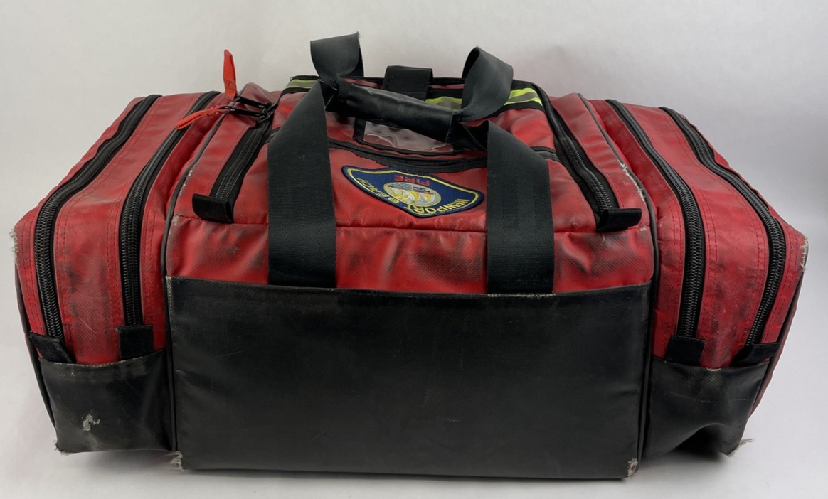 FIREFIGHTER Paramedic Equipment Padded Duffel Bag NEWPORT BEACH FIRE DEPARTMENT
