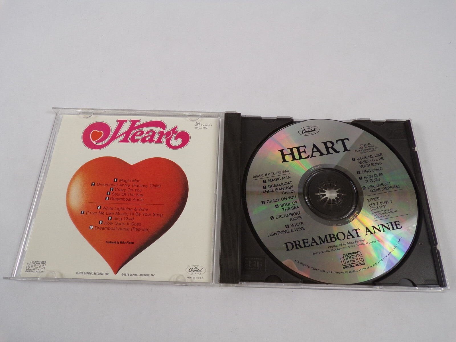 Heart Dreamboat Anne Magic Man Dreamboat Annie Crazy On You Soul Of The SeaCD#12