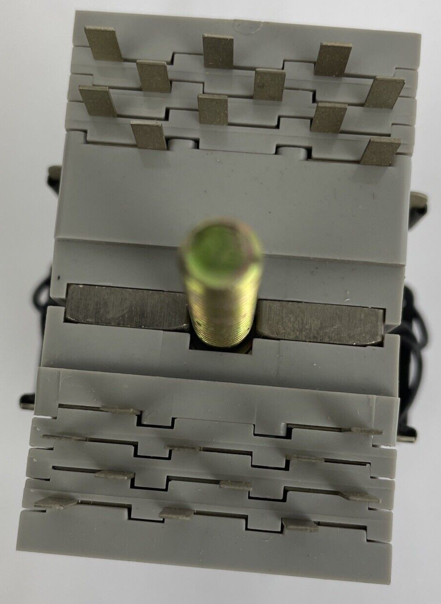 OEM Alstom Signalling Inc. "J" Relay, 180/180 Ohms 6FB Neutral, p/n 31500-000-01
