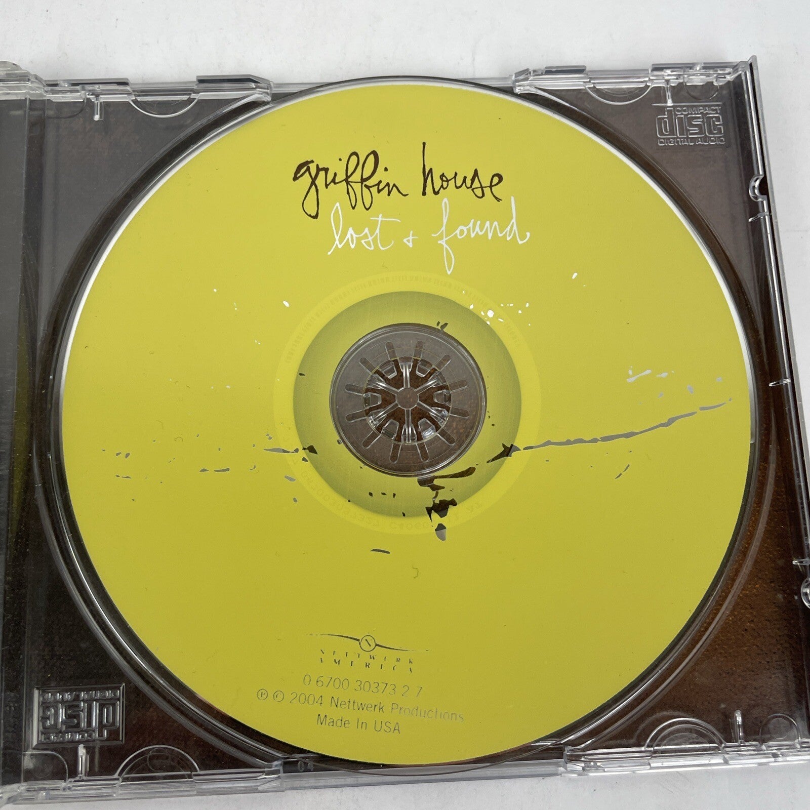 Lost & Found - Griffin House ( Audio CD, Jul-2004, Nettwerk Productions ) HI