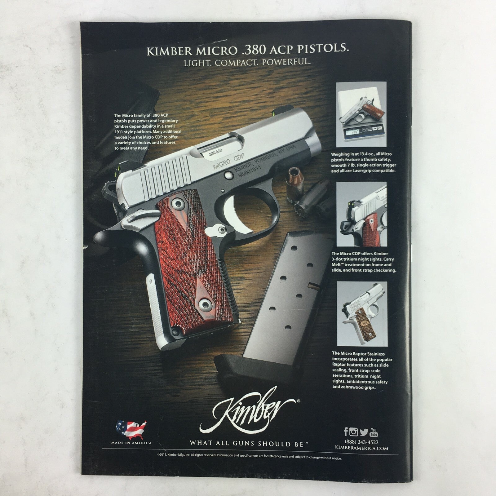 December 2015 American Rifleman Magazine Freedom's on Fire Break in Case of Em..