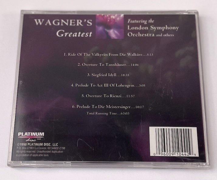 Wagner's Greatest by London Symphony Orchestra (Digital Audio Cd 1998) #45
