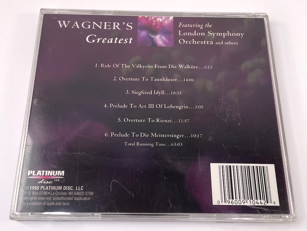 Wagner's Greatest by London Symphony Orchestra (Digital Audio Cd 1998) #45