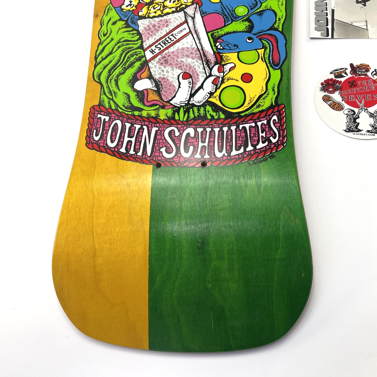 John Schultes A Series Clown H-Street Skateboard Deck Limited Edition #16 of 136