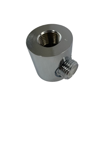 Rubi Angolo Rond 1/2 po Fx1/2 po M Chrome Connect Elbow 1/2 in. M Chrome RYU8RCC