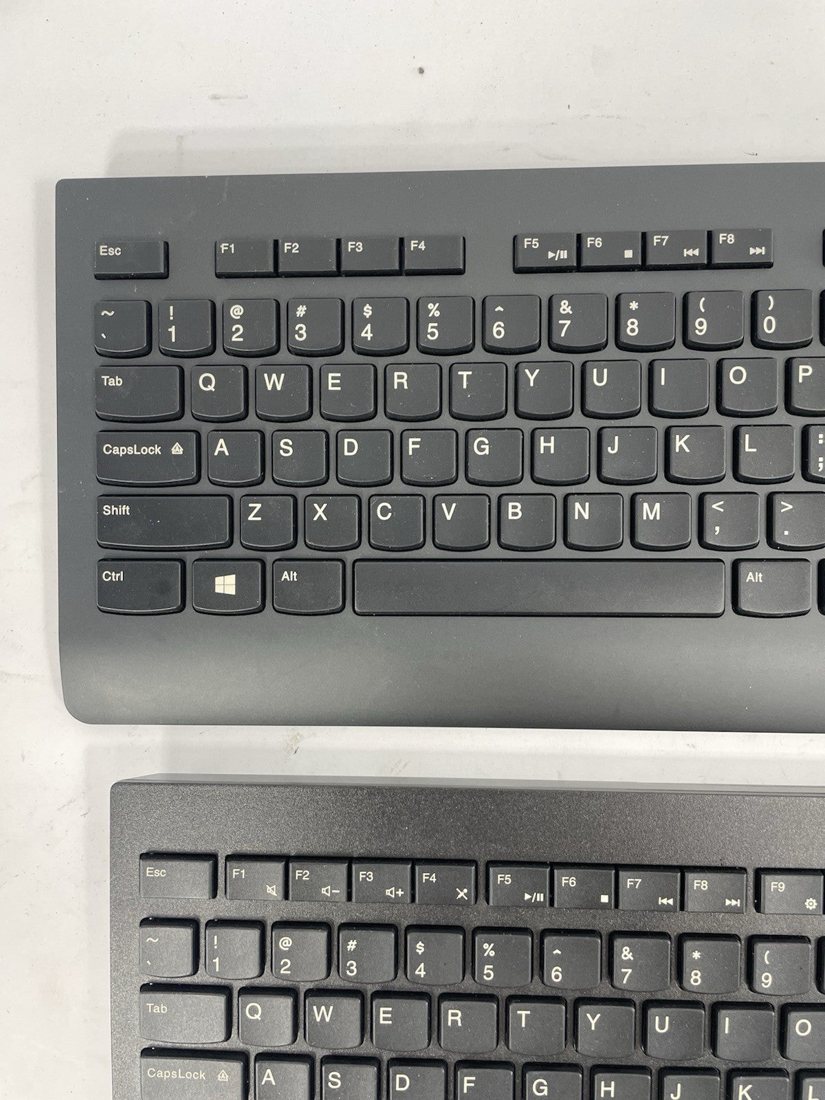 Lot of 2: LENOVO WIRELESS KEYBOARD KBRFBD71 AND KBRFBU71 No Dongle
