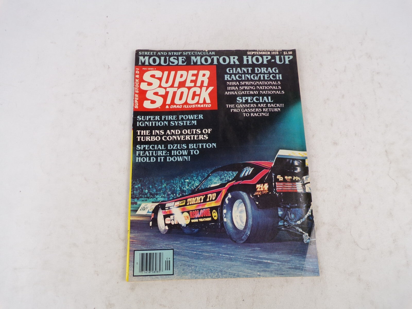 September 1978 Super Stock Mouse Motor Hop-Up Street And Strip Spectacular Giant