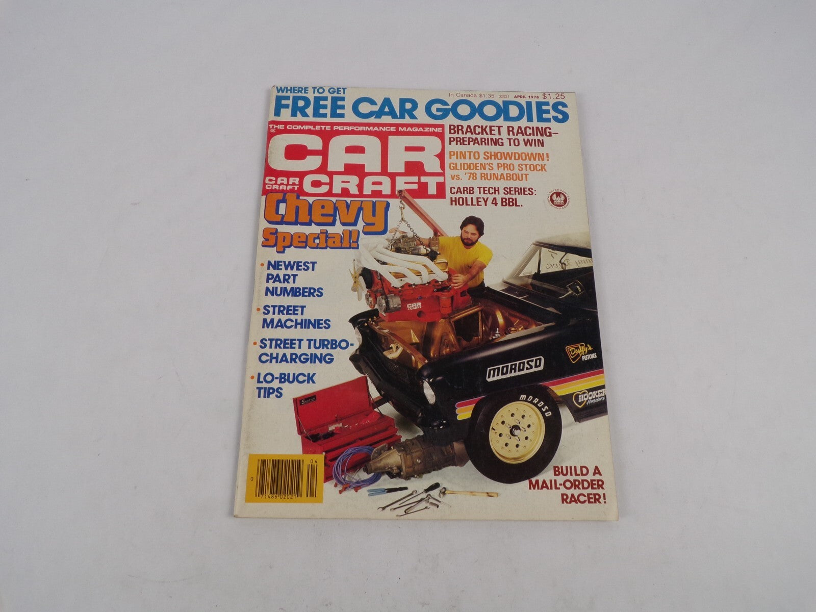 April 1978 Car Craft Chevy Special! Where To Get Free Car Goodies Bracket Race