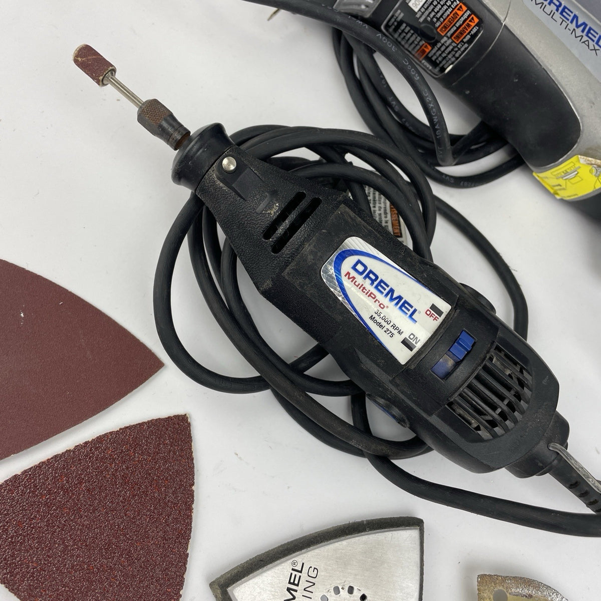 Dremel Model 275 + Multi-Max 6300 Variable Speed 120V 1.5A Oscillating Tool Bits