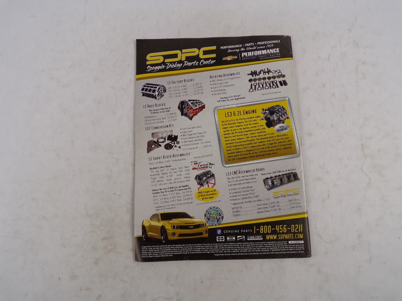 September 2016 Chevy High Performance Blown! 825-HP/8,300-RPM Factory Copo LS7