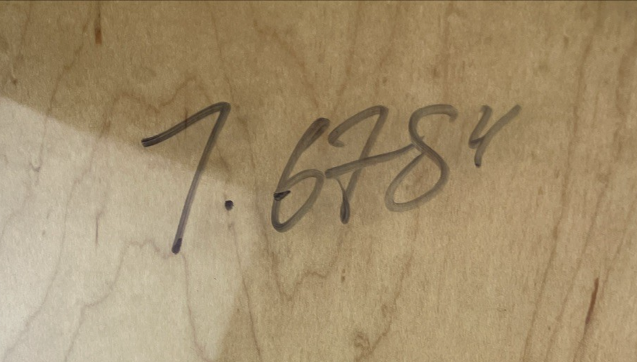 7.675 Skateboard Deck 7 Ply Canadian Maple Pro Quality 7.675 x 31 Texas