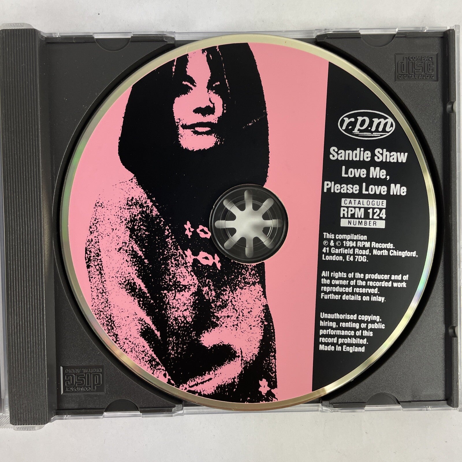 Sandie Shaw - Love Me Please Love Me CD (Apr-1994, Rpm) #20