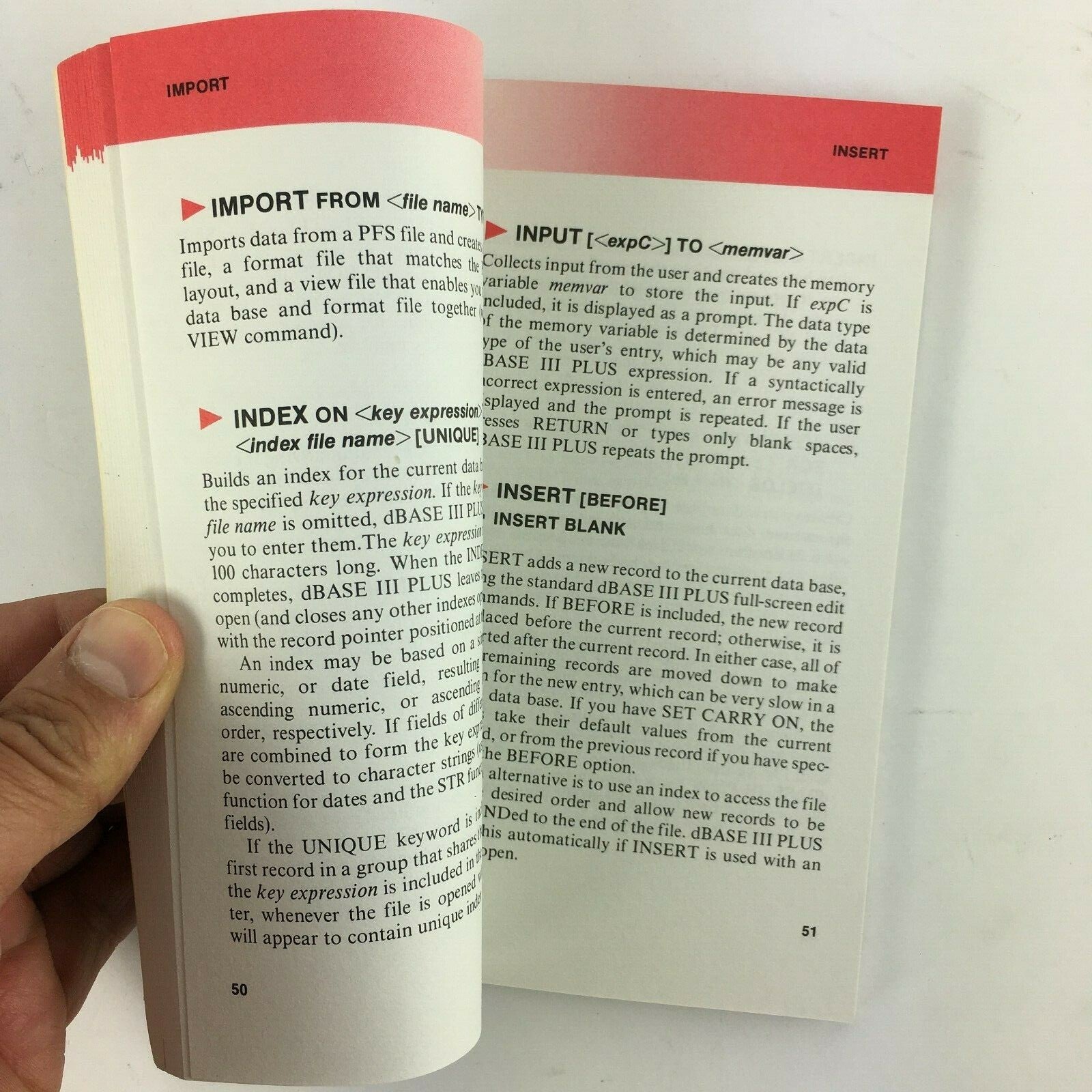Osborne McGraw Hill dBase III Plus The Pocket Reference Miriam Liskin