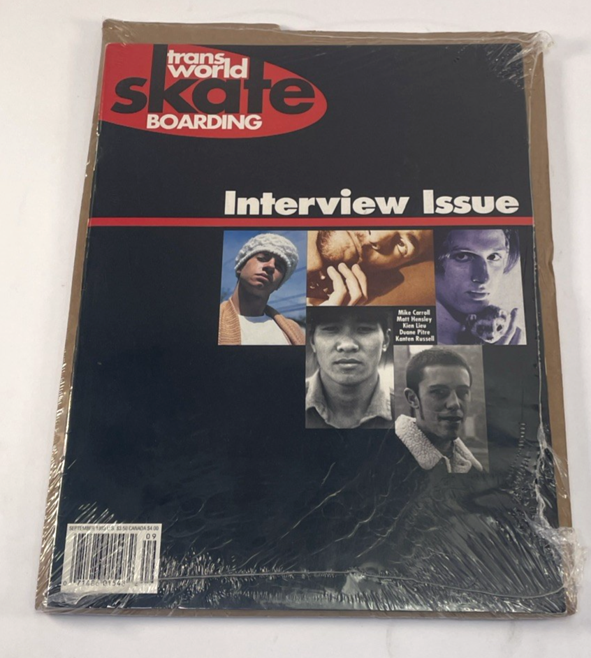 Transworld Skateboarding  September 1993 Interview Issue Danny Way Mike Carroll