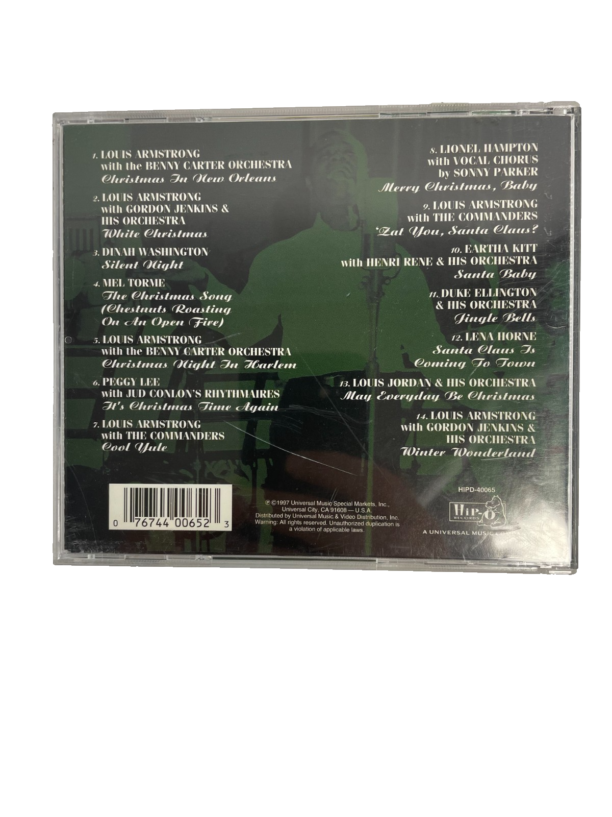 Louis Armstrong & Friends What A Wonderful Christmas White Christmas CD#6