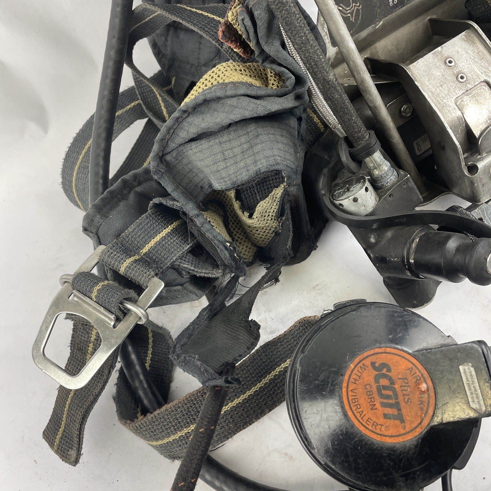 SCOTT SAFETY 4.5 4500 SCBA Air Pack Harness EZ-Flow Air Pak Plus with Sensor p