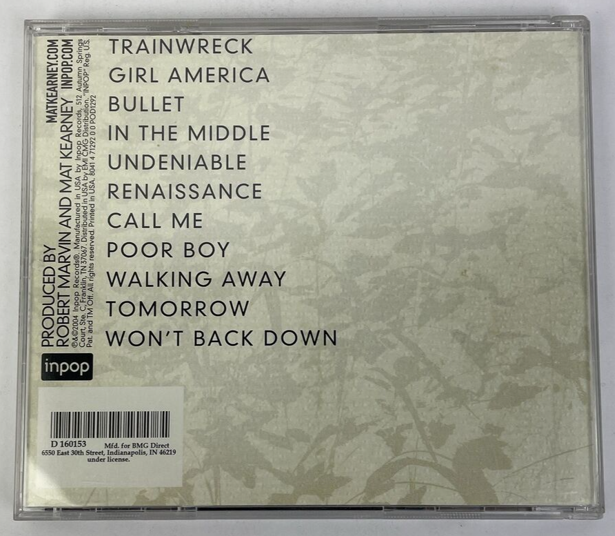 Mat Kearney " Bullet " Digital Audio CD 2004 Inpop Records MINT DISC - M